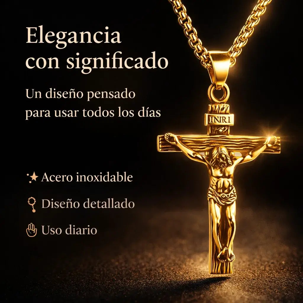 ¡PROMO 2X1! Eterna Cruz®️: Crucifijo de Fe y Esperanza