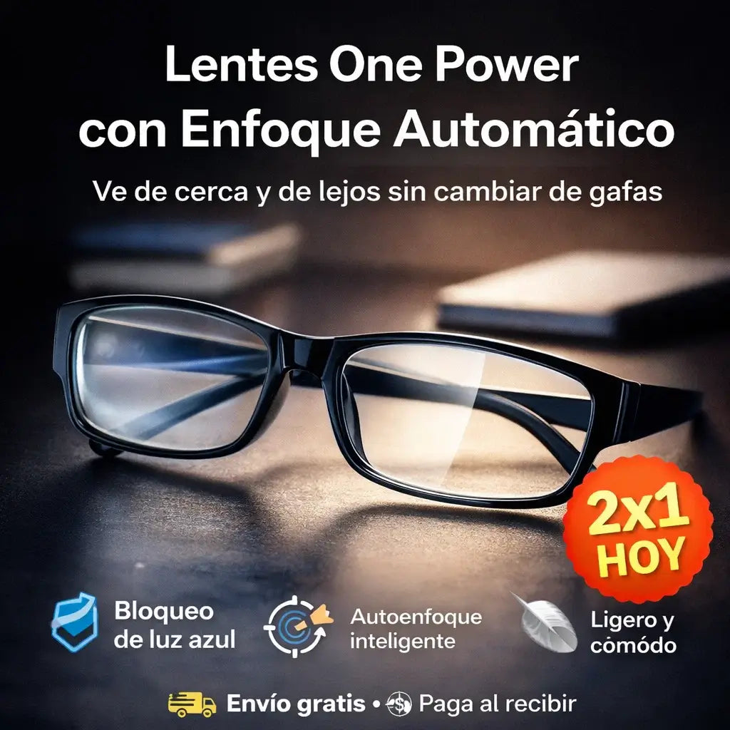 ¡PROMO 2X1! Lentes One Power Multifocales®️: Claridad para tu Día a Día