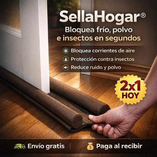 ¡PROMO 2X1! SellaHogar®: Aislante para Puertas y Ventanas