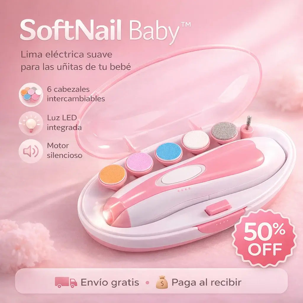 SoftNail Baby®️: La forma más tranquila de cuidar las uñitas de tu bebé 👶💗
