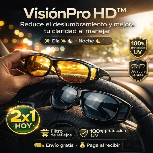 ¡PROMO 2X1! VisiónPro HD: Manejá con claridad de día y de noche