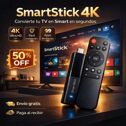 SmartStick 4K®️: Convierte tu TV en Smart en segundos