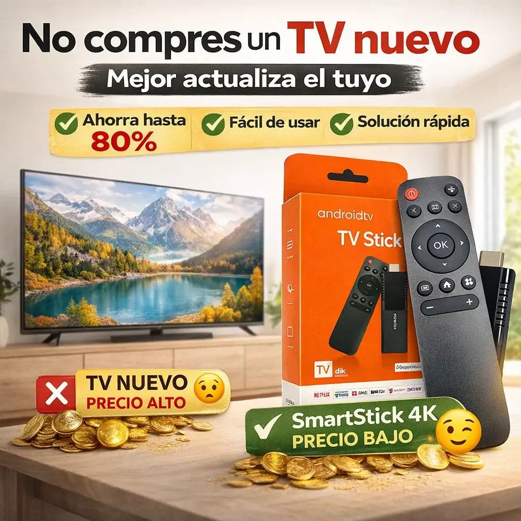 SmartStick 4K®️: Convierte tu TV en Smart en segundos