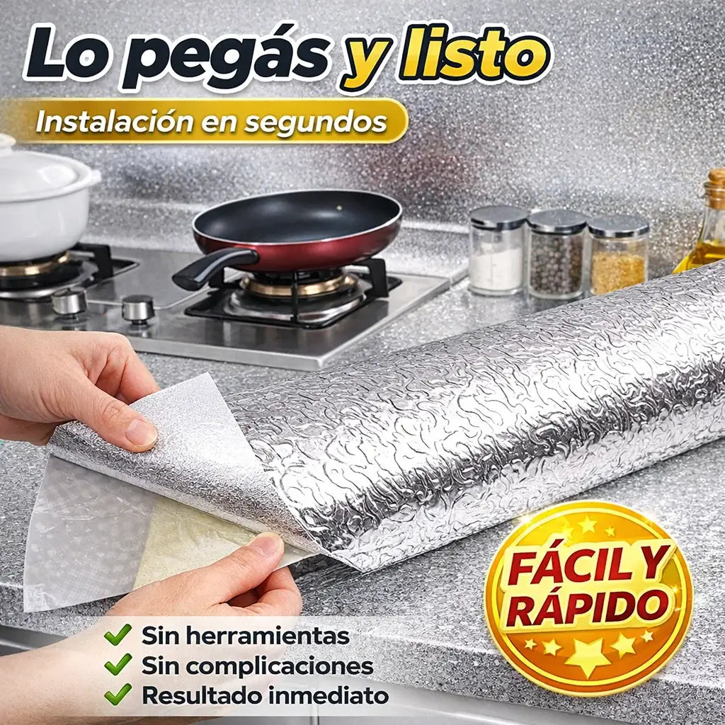 ¡PROMO 2X1! ShieldCook®️: Protección total contra grasa y calor para tu cocina
