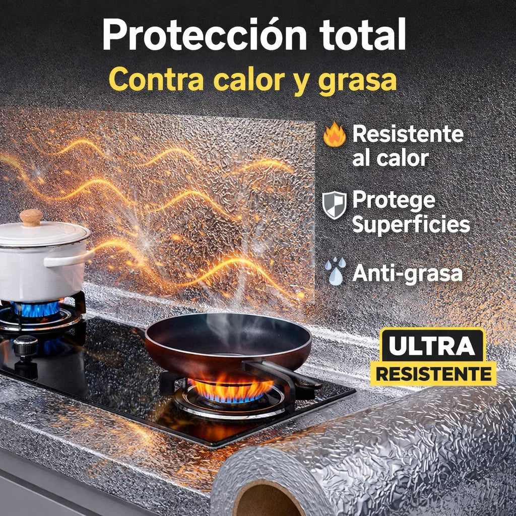 ¡PROMO 2X1! ShieldCook®️: Protección total contra grasa y calor para tu cocina