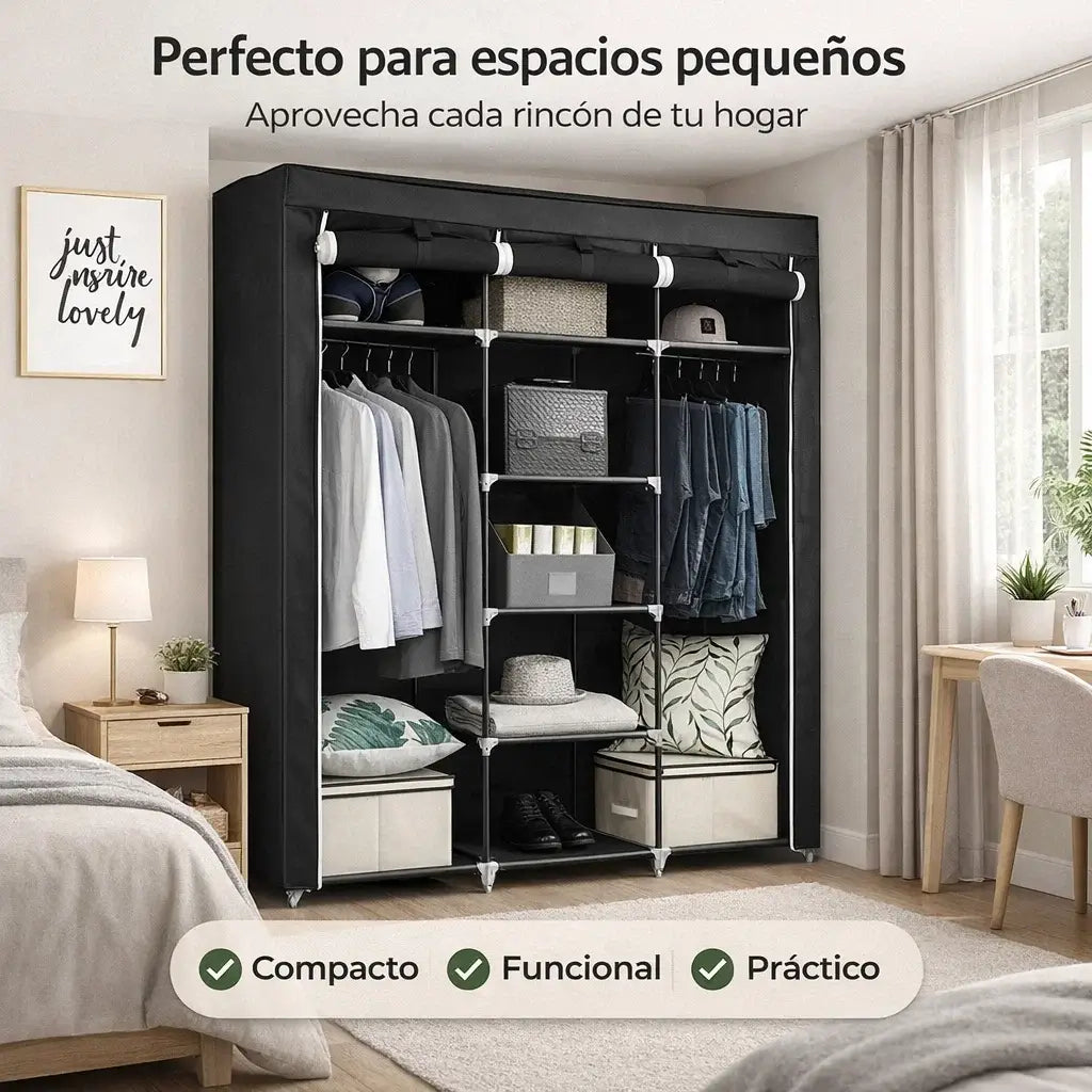 ClosetFlex®️ Ultra Reforzado: Optimiza tu espacio de forma inteligente