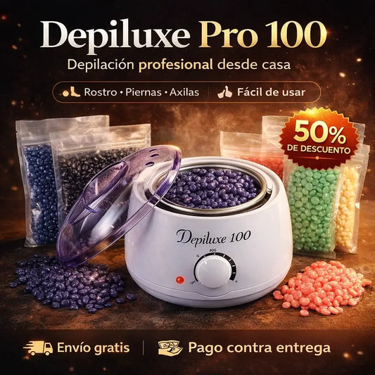 Depiluxe Pro 100®️: Kit Depilación en Casa