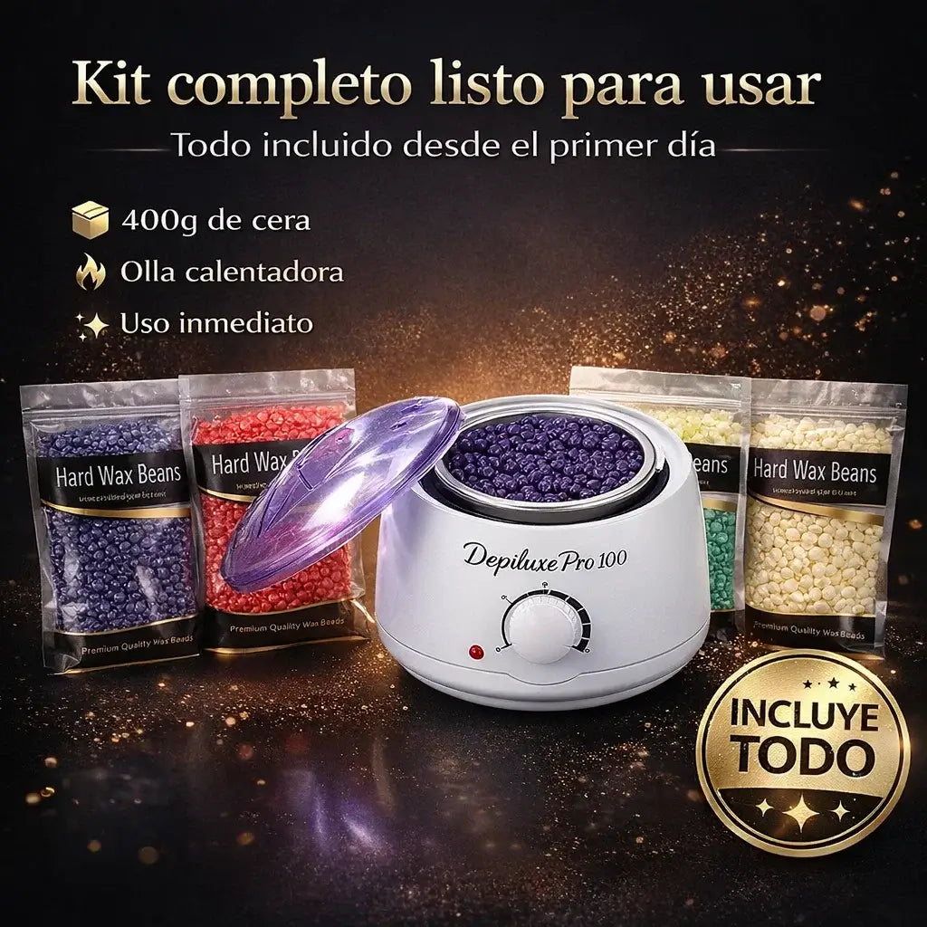 Depiluxe Pro 100®️: Kit Depilación en Casa