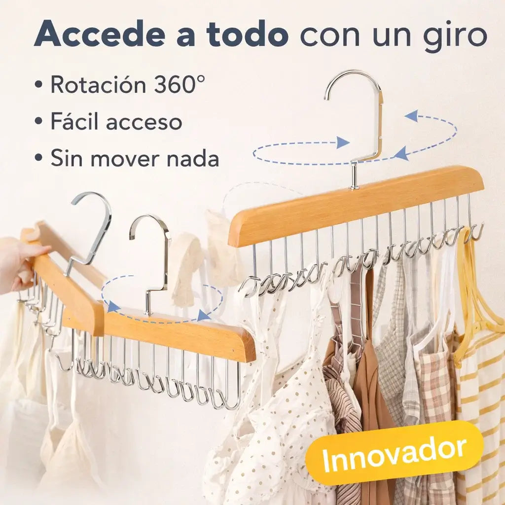 ¡PROMO 2X1! ClosetMax 8X 360°®: Organiza tu armario y duplica el espacio en segundos