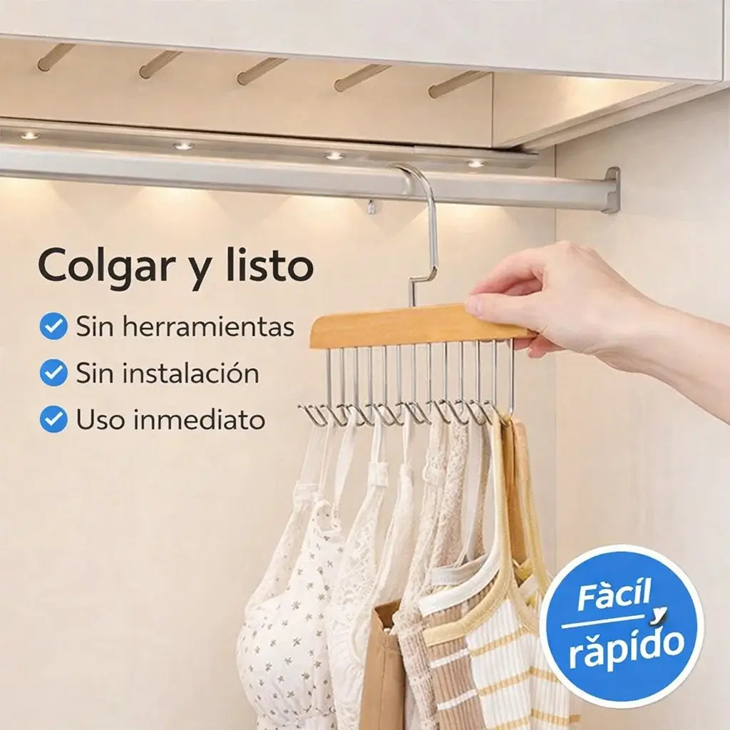 ¡PROMO 2X1! ClosetMax 8X 360°®: Organiza tu armario y duplica el espacio en segundos
