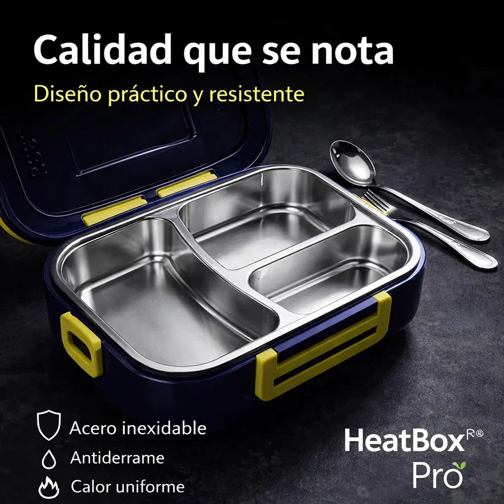 HeatBox Pro®️: Tu Almuerzo Siempre Caliente, Estés Donde Estés